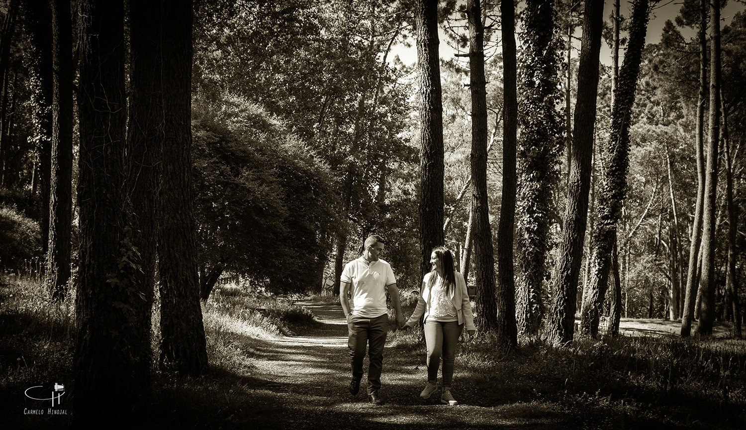 Sesión preboda de Paula y Pablo. Fotógrafo Carmelo Hinojal, en Santander, Cantabria.