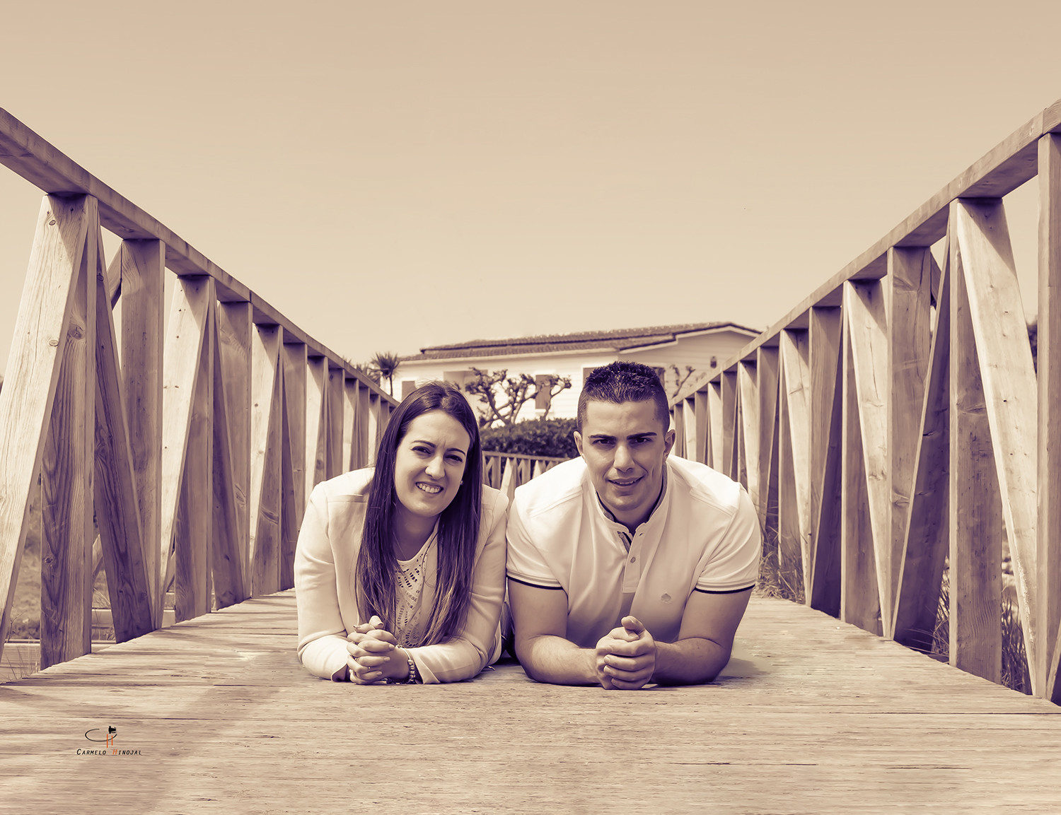 Sesión preboda de Paula y Pablo. Fotógrafo Carmelo Hinojal, en Santander, Cantabria.