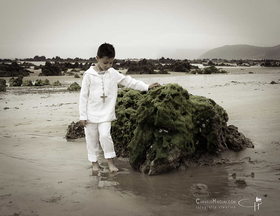 Fotografía Primera Comunión,fotógrafo Carmelo hinojal, Santander, Cantabria