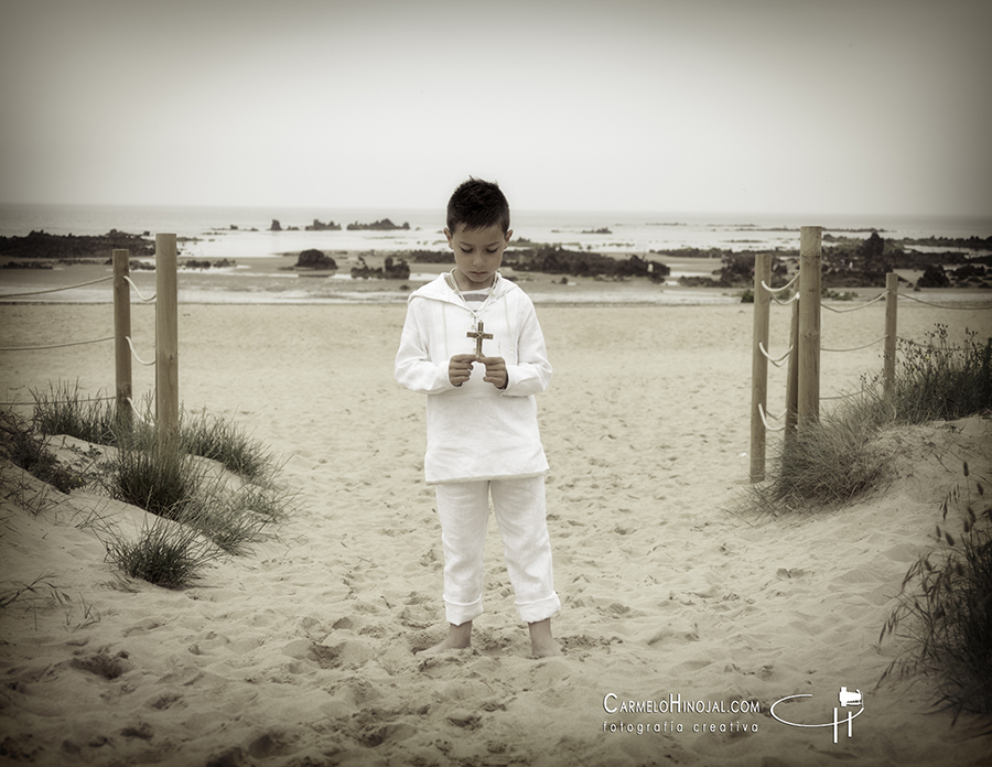 Fotografía Primera Comunión,fotógrafo Carmelo hinojal, Santander, Cantabria