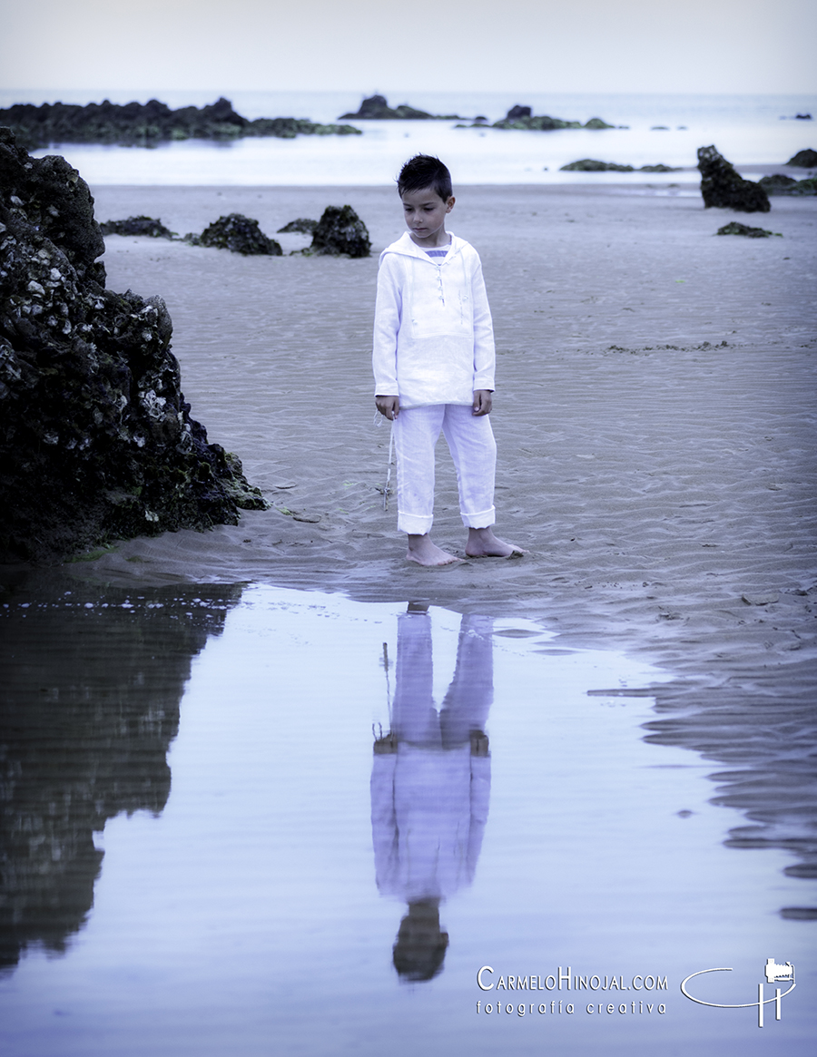 Fotografía Primera Comunión,fotógrafo Carmelo hinojal, Santander, Cantabria