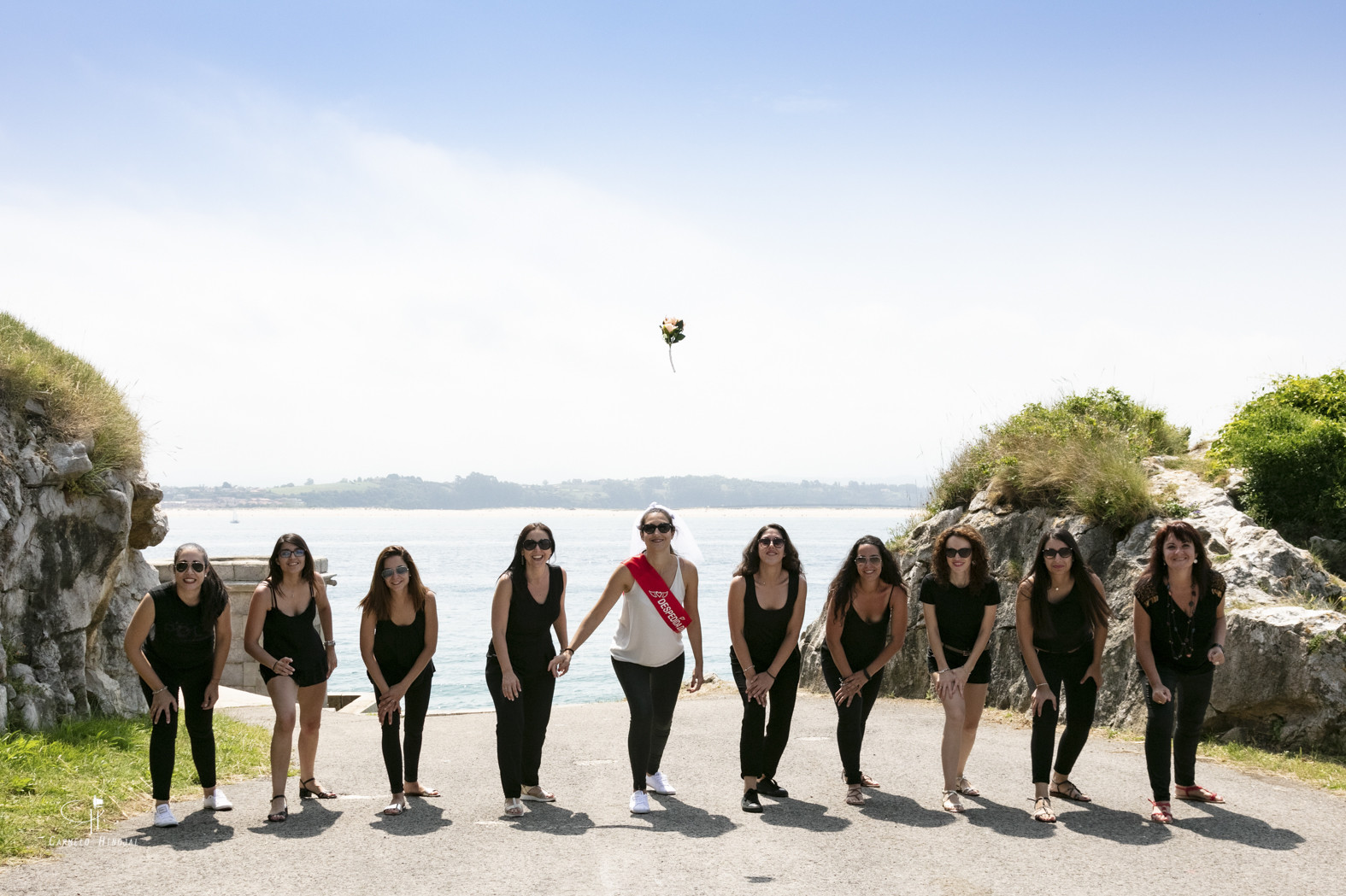 Sesión fotográfica sorpresa despedida de soltera. Fotógrafo Carmelo Hinojal de Santander, Cantabria.