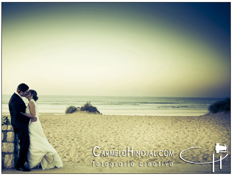 Fotógrafo de bodas,Carmelo Hinojal,reportaje playa de Somo.